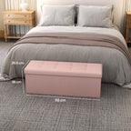 Sofa with storage space - 38 x 110 x 38 cm - seat box - folding lid