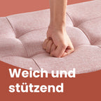 Sofa with storage space - 38 x 110 x 38 cm - seat box - folding lid