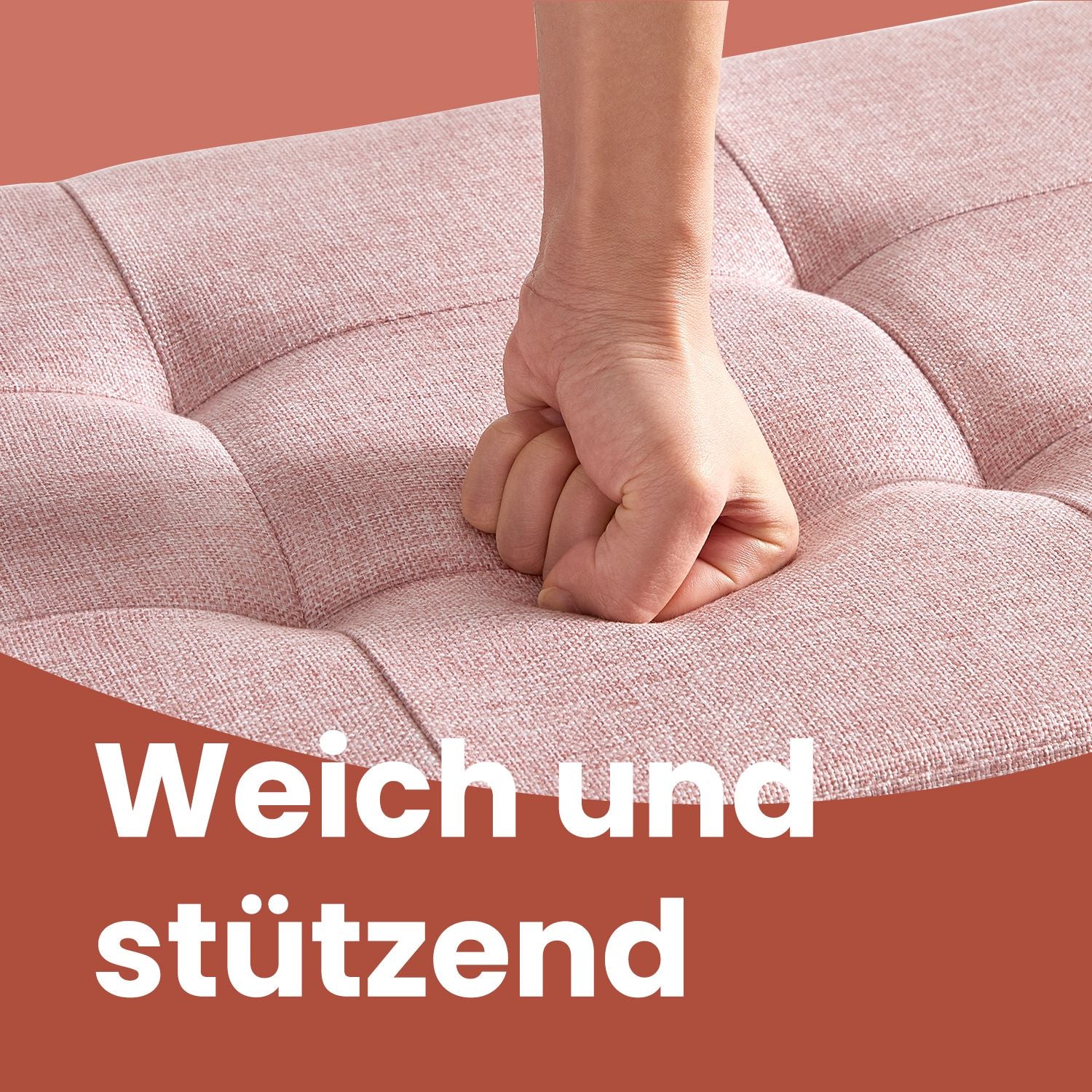 Sofa with storage space - 38 x 110 x 38 cm - seat box - folding lid
