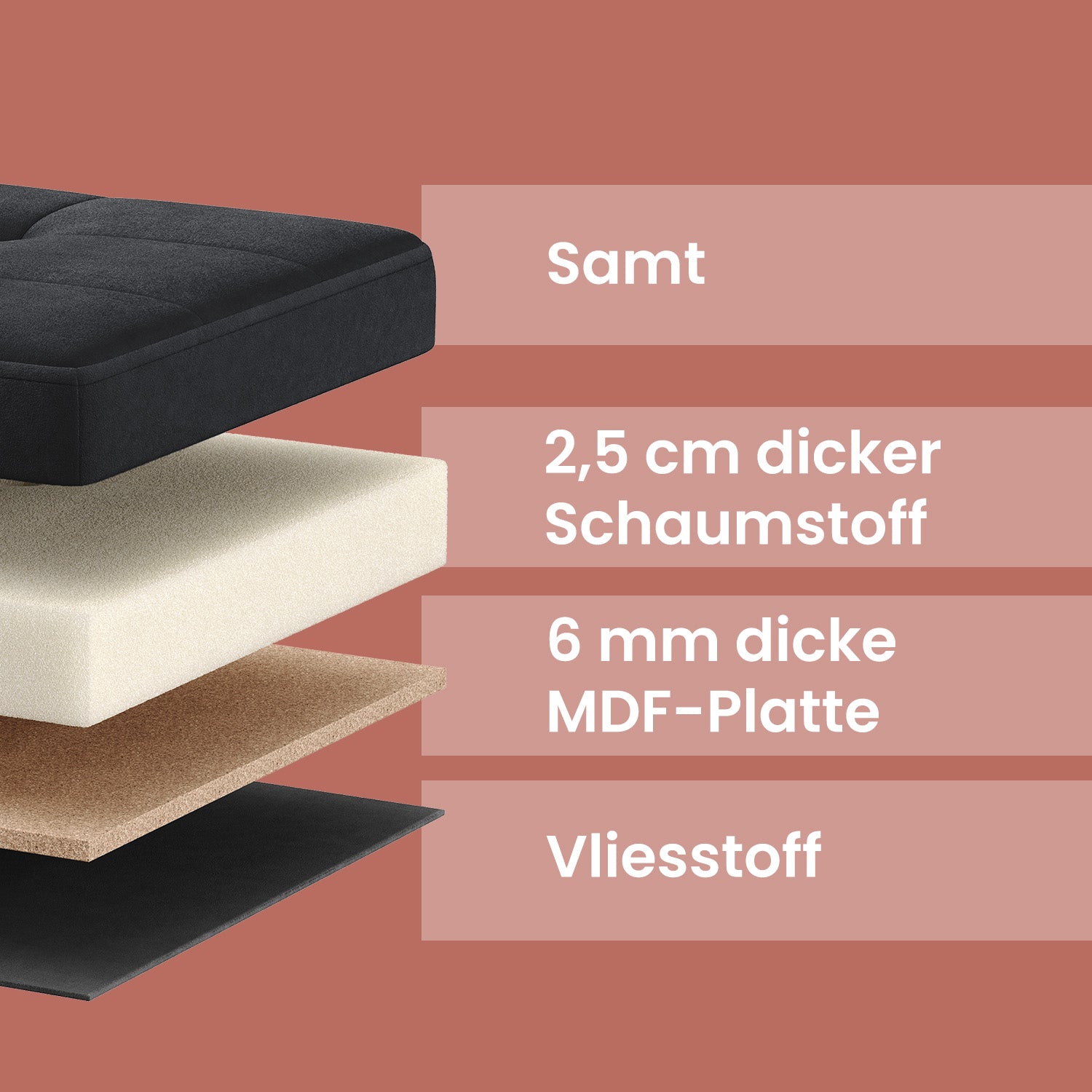 Sofa with storage space - velvet seat box with lid - folding storage box - anthracite