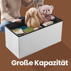 Sofa with storage space - folding seat box - stylish storage box - dark gray