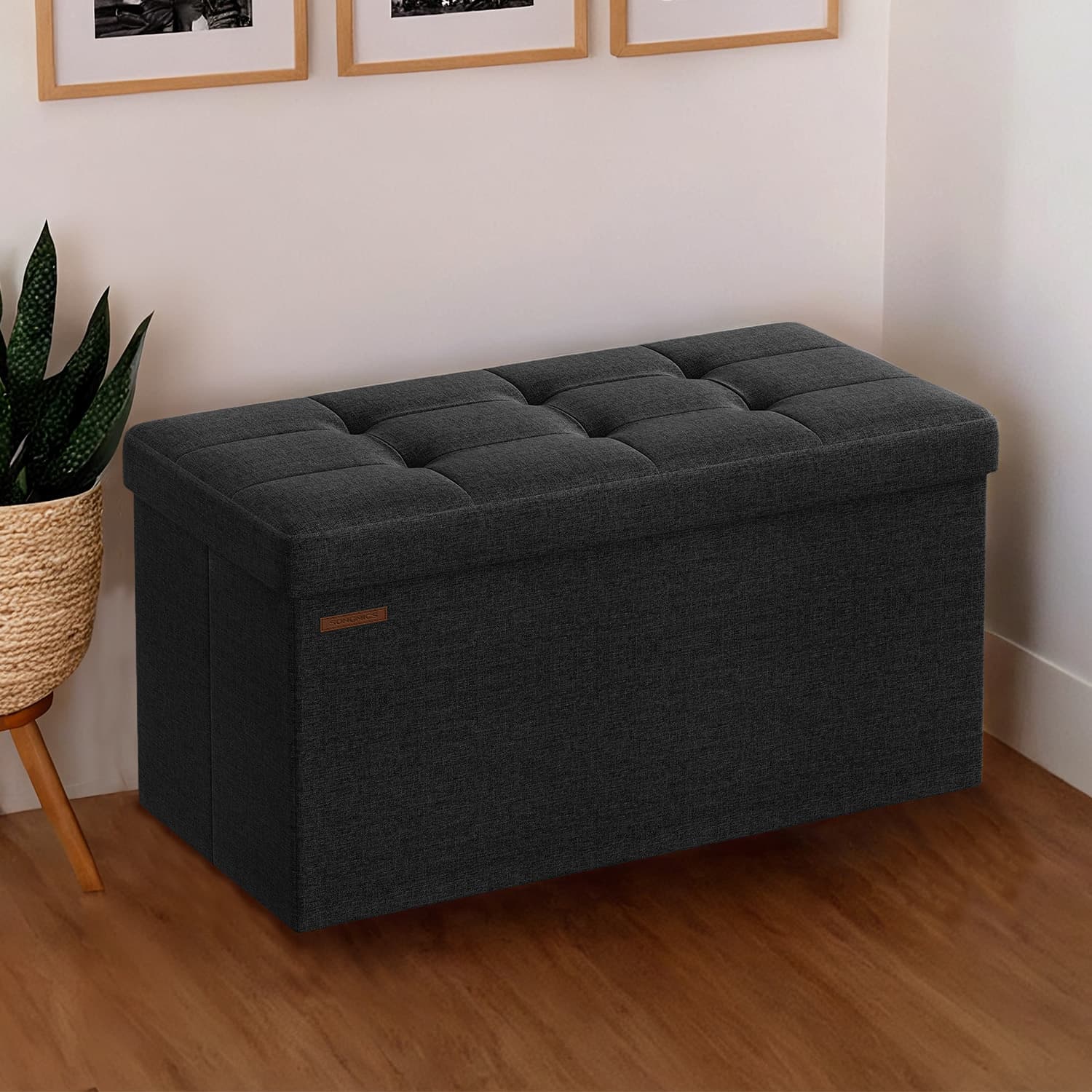 Sofa with storage space - 38 x 76 x 38 cm - seat box - compact model