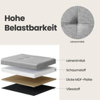 Bank - with storage space - foldable - seat box