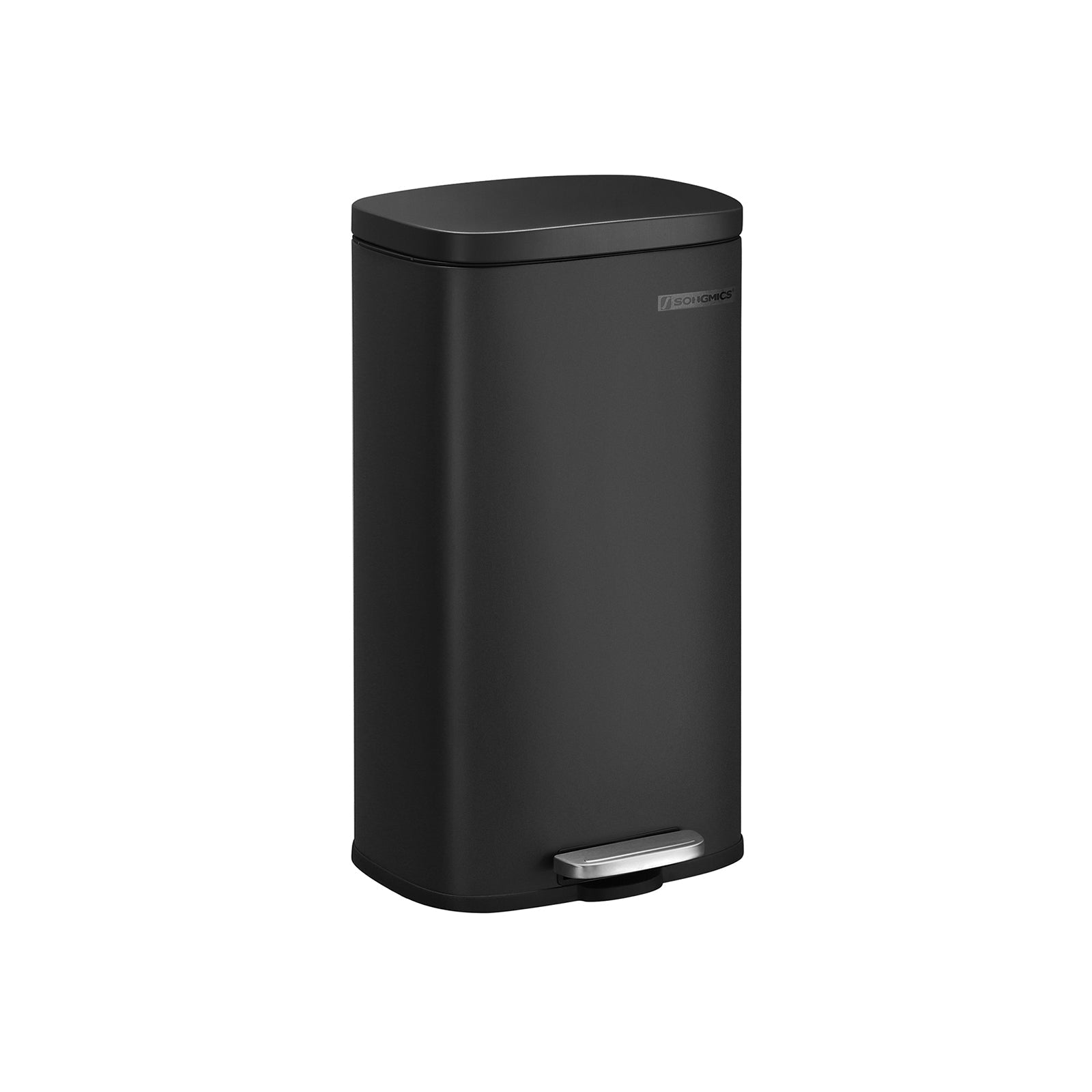 Waste bin - 30 l - pedal bucket - softclose - odorless - black