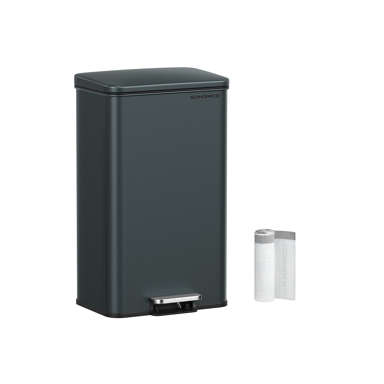 Kitchen Prullen box with lid 40 liters of sand beige