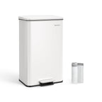 Kitchen Prullen box with lid 40 liters of sand beige
