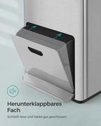 Kitchen Prullen Bin with Pedal and 3 Compartments