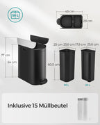 Waste separation system - 2 compartments - 30 l and 20 l