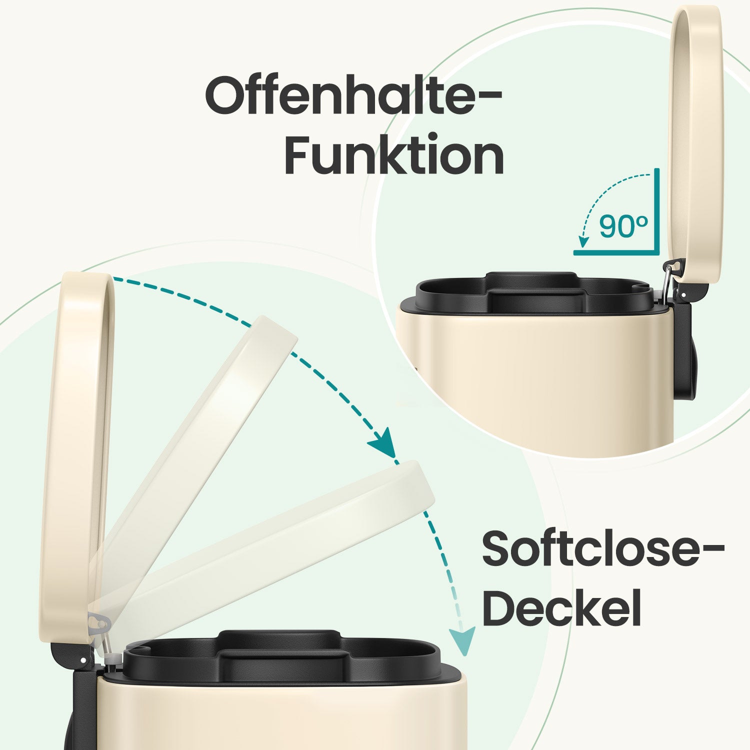 Trash - 40 liters - Including 15 garbage bags