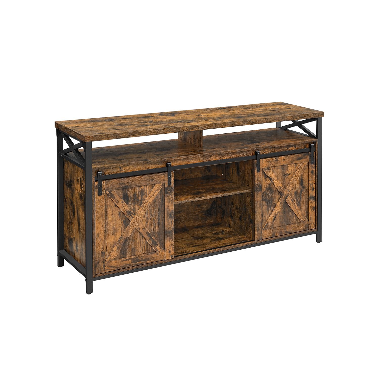 TV furniture-Country Style-Vintage Brown-Zwart