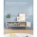 TV furniture-1 door-40 x 120 x 49 cm-white