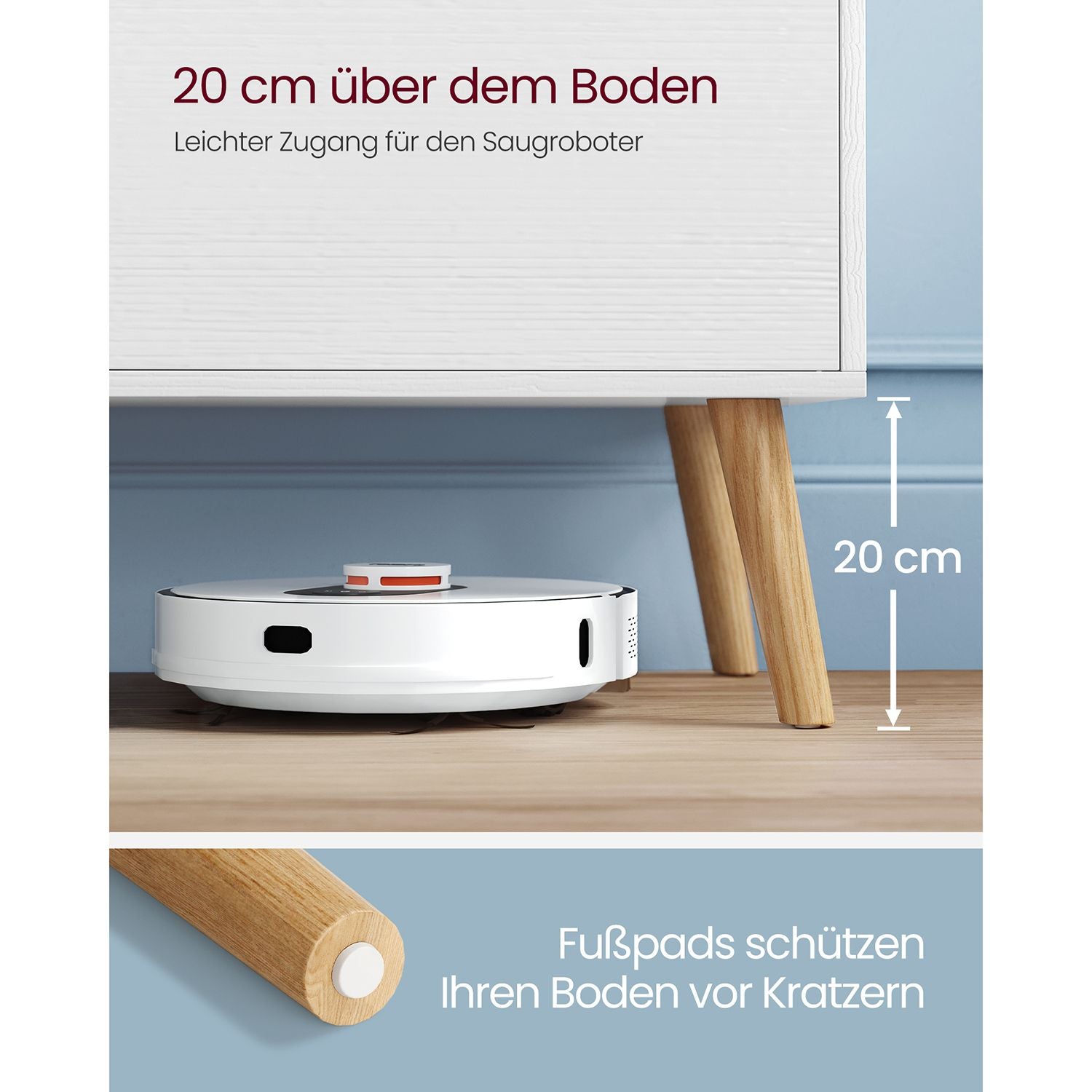 TV furniture-1 door-40 x 120 x 49 cm-white