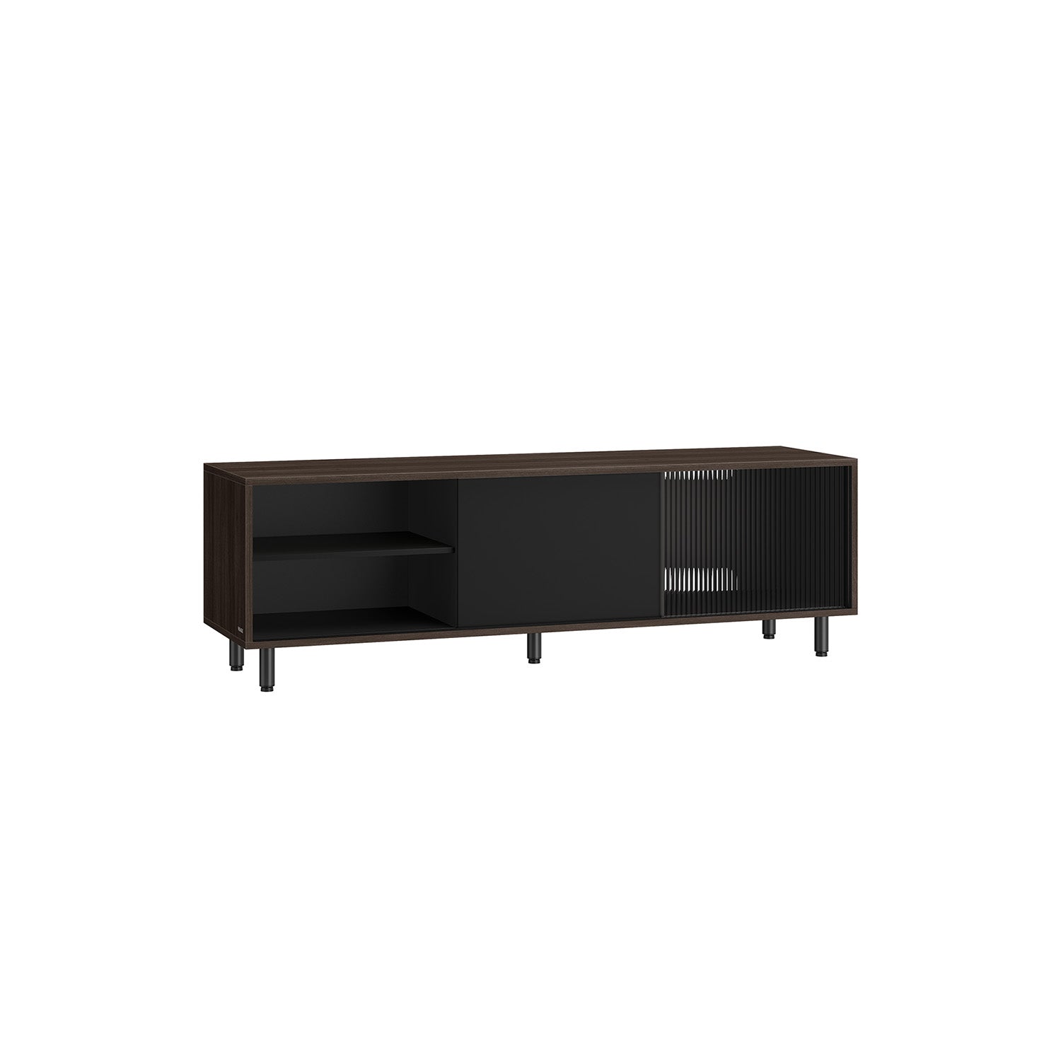 TV furniture super fast assembly Modern asbruin ink black