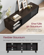 TV furniture super fast assembly Modern asbruin ink black