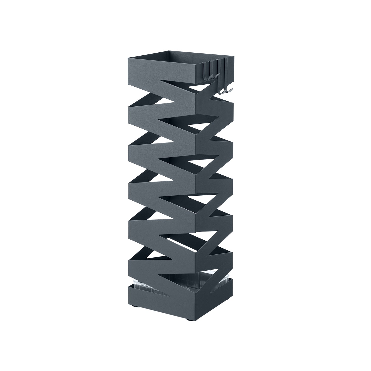 Umbrella box - Square - Metal - Anthracite