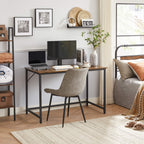 Desk - Computer table - Office Office - PC table - Vintage Brown / Black