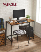 Bureau - Industrial Look - With 2 shelves