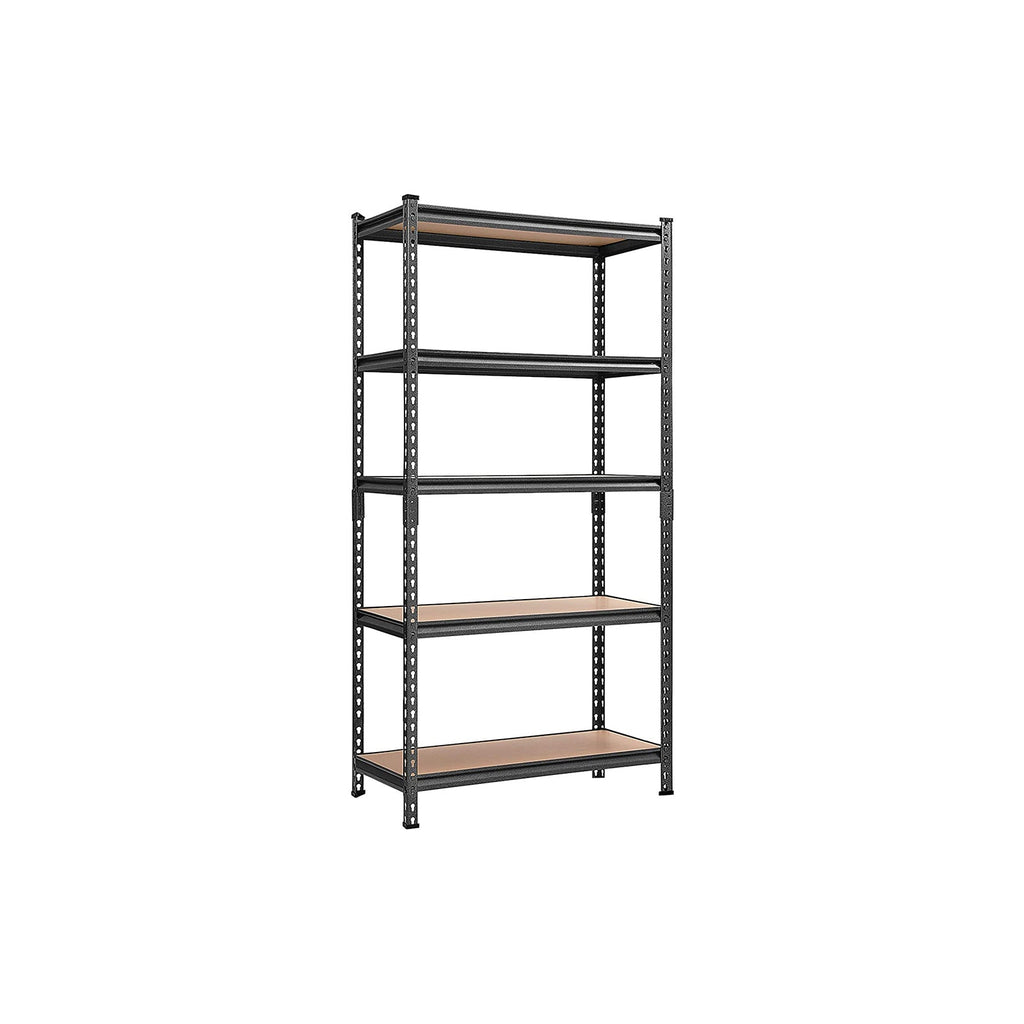 Storage rack - metal cupboard - 875 kg bearing capacity - 180 x 90 x 40 cm - silver