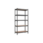 Storage rack - metal cupboard - 875 kg bearing capacity - 180 x 90 x 40 cm - silver