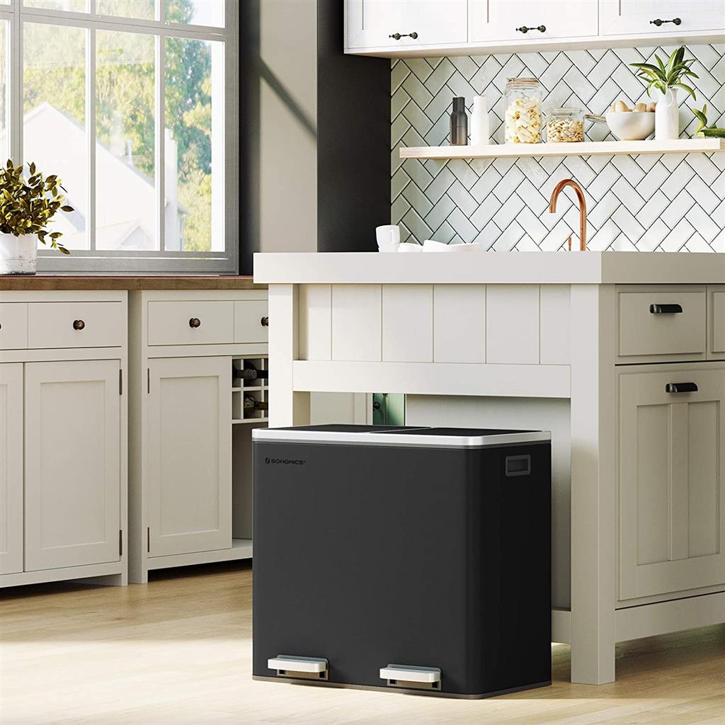 Waste separation system - 2 compartments