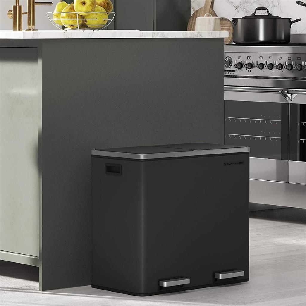 Waste separation system - 2 compartments