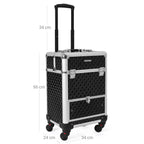 Make-up trolley-with 1 drawer-Black