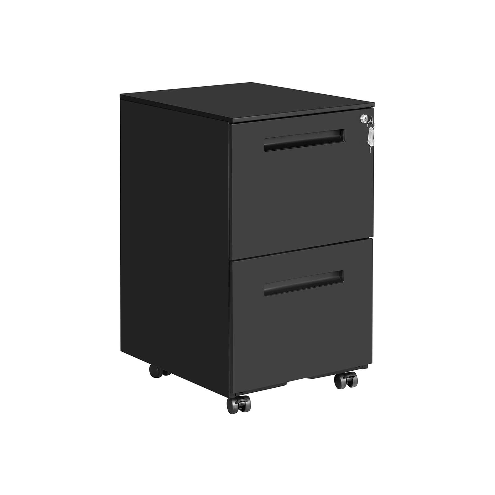 Container drawer unit - Mobile chest of drawers - Archive cabinet with 2 lockable drawers