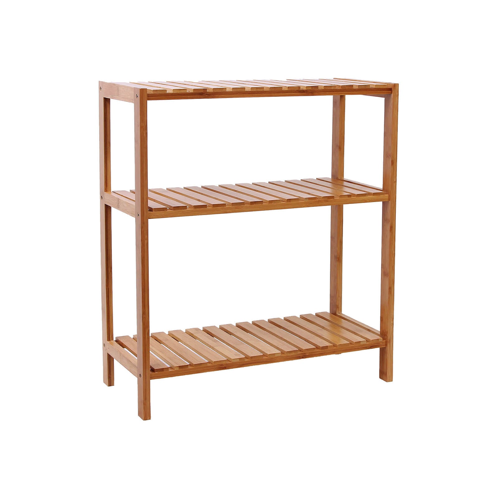 Bathroom rack - Bamboo - 3 shelves - Naturel