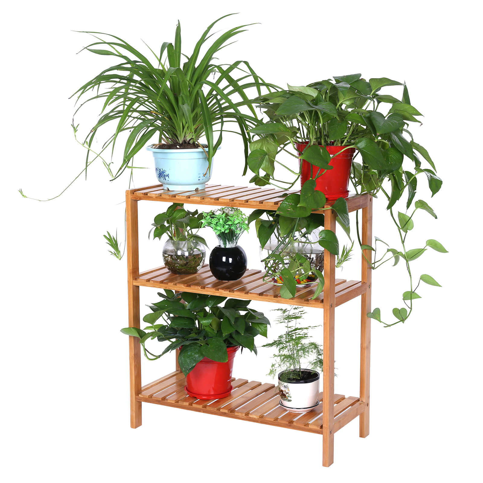 Bathroom rack - Bamboo - 3 shelves - Naturel