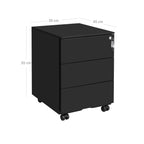 Archive cabinet - Office cabinet - Ladeblok - Matt Black
