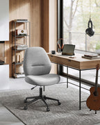 Office chair with seat and chassis pigeon gray