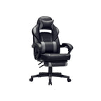 Game chair - Gaming office chair with footrest - black/red