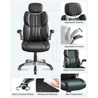 Office chair - Ergonomic - Game chair - rotatable - Black