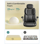 Office chair - Ergonomic - Game chair - rotatable - Black