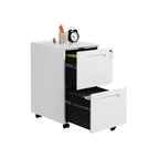 Container drawer unit - Mobile chest of drawers - Archive cabinet with 2 lockable drawers
