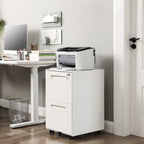 Container drawer unit - Mobile chest of drawers - Archive cabinet with 2 lockable drawers