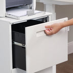 Container drawer unit - Mobile chest of drawers - Archive cabinet with 2 lockable drawers