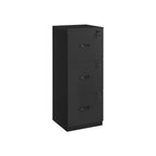 Archive cabinet - Office cabinet - With 3 lockable drawers - With ditches - Brown - Wood