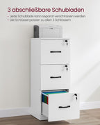 Archive cabinet - with 3 lockable drawers - Wolkwit
