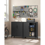 Archive cabinet - Tool cabinet - Van Staal - With 2 doors - With lock - Black