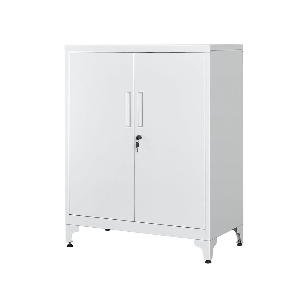 Archive cabinet - Tool cabinet - Van Staal - With 2 doors - With lock - White