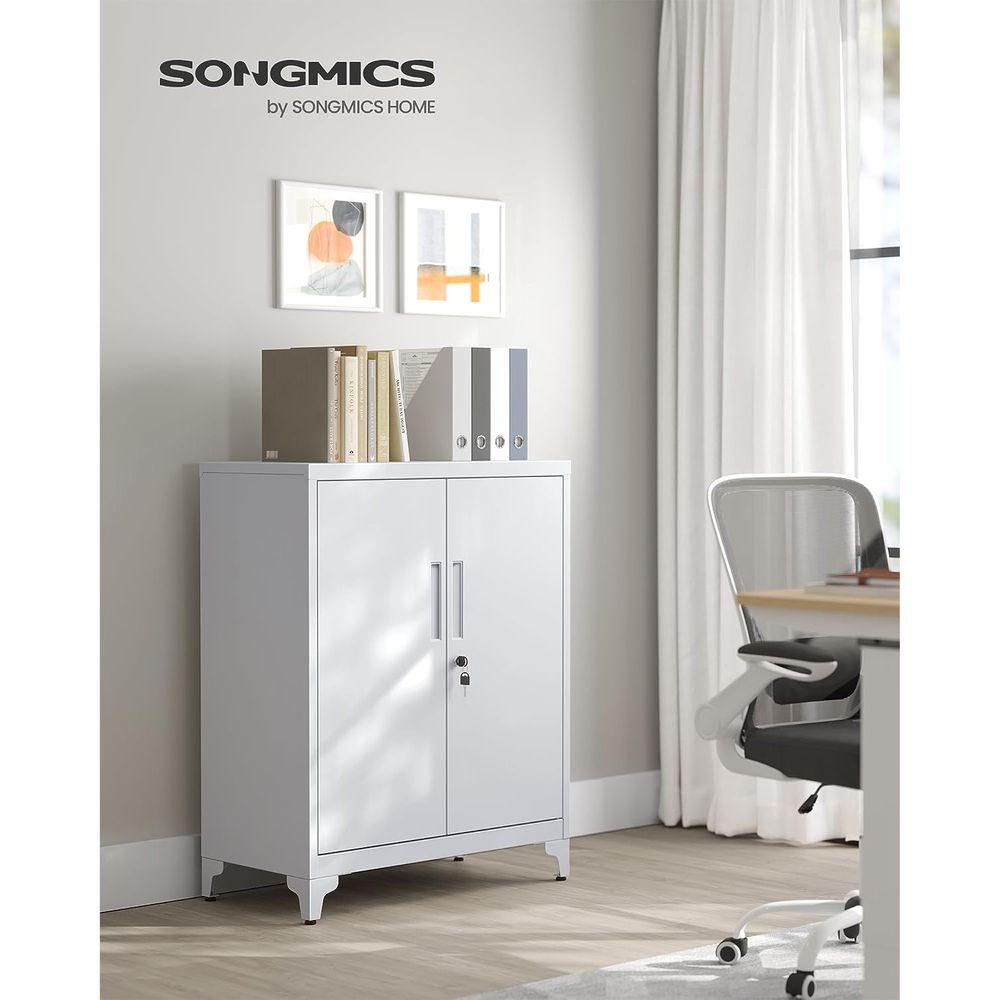 Archive cabinet - Tool cabinet - Van Staal - With 2 doors - With lock - White