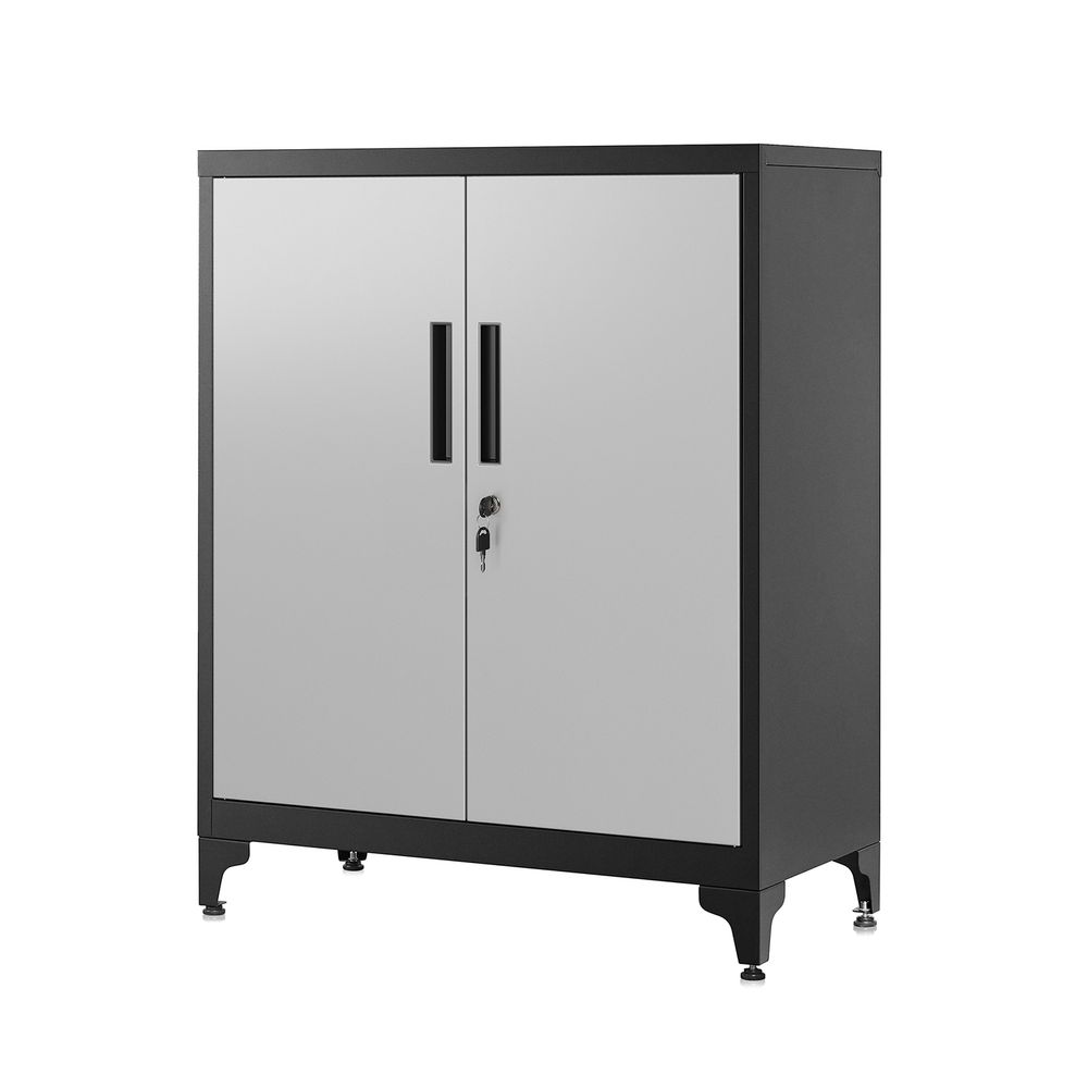 Archive cabinet - Tool cabinet - Van Staal - With 2 doors - With lock - Black