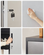 Archive cabinet - Tool cabinet - Van Staal - With 2 doors - with lock - Silver