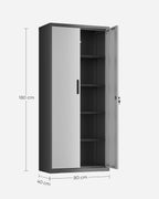 Archive cabinet - 5 levels - with adjustable shelves