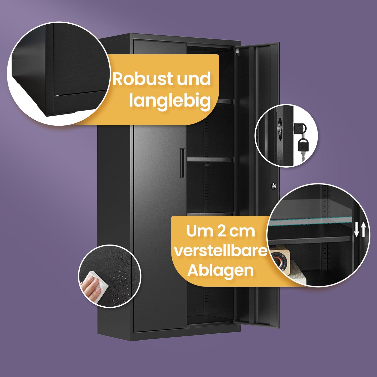 Archive cabinet - Multifunctional storage cabinet for home or office