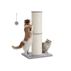 XXL scratching post for large cats, pigeon gray