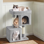 74 cm high scratching post, cat tree, large platform
