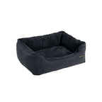 Dog bed - linen look - for small dogs - pastel pink