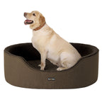 Dog bed - With high edge - 92 x 72 x 28 cm - Brown